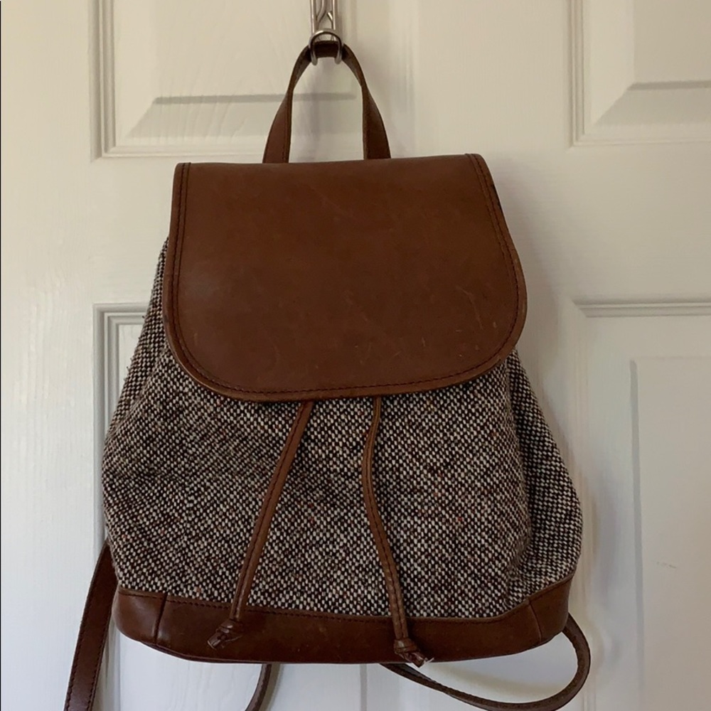 EUC LL Bean Backpack style purse